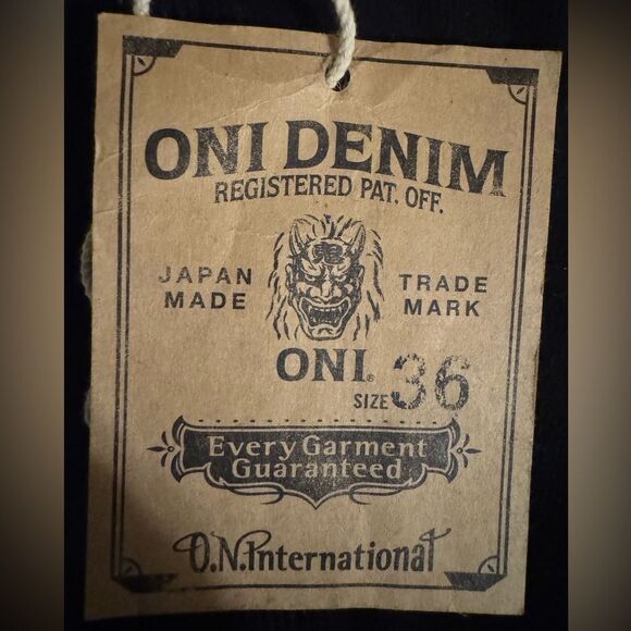 ONI Denim Denim Jacket Type II Double Indigo Overdyed Trucker Men’s Size 36 - Picture 10 of 13